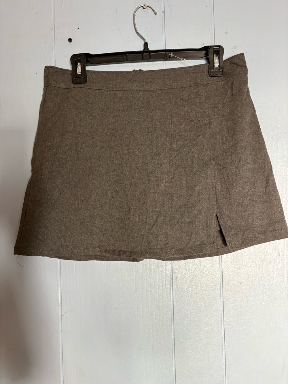 Hollister Brown Mini Skort with Front Slit